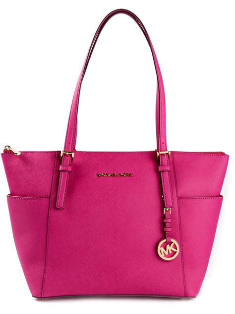 michael kors jet set tote pale pink|jet set small Michael Kors.